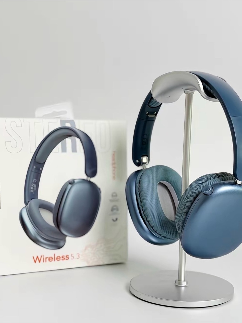 Wireless Over-Ear Bluetooth Headphones - Blue